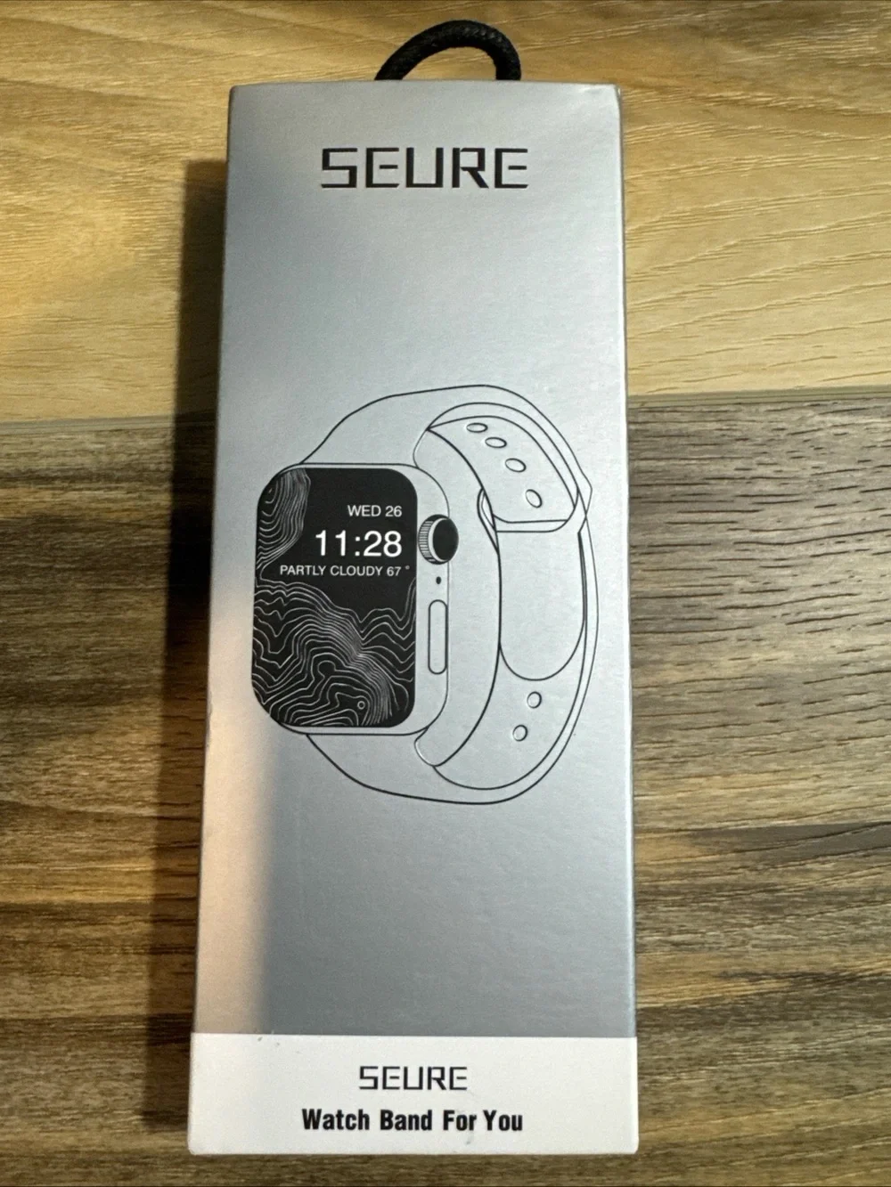 SEURE Apple Watch Band – 44mm – Topographic Design-Never Used- Original Box
